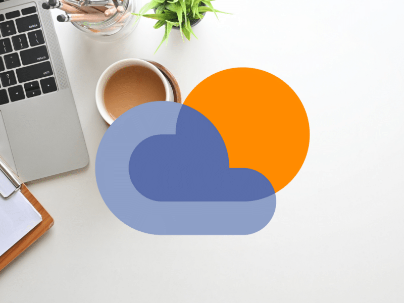 A picture of a laptop and a cup of tea with the Penny Bohn UK logo icon over the top